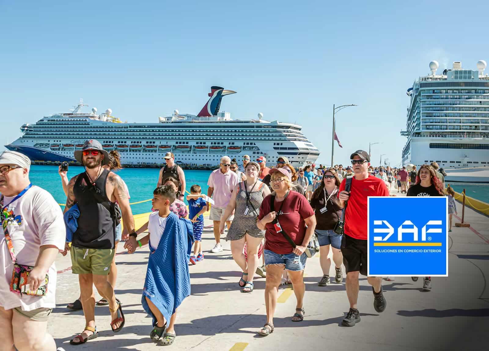 Estímulo fiscal para derechos por servicios migratorios vía crucero marítimo